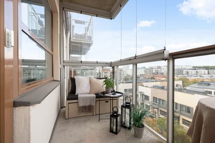 Balkong eller utsiktsbild