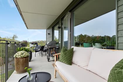 Balkong eller utsiktsbild