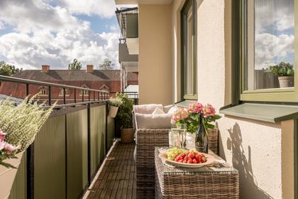 Balkong eller utsiktsbild