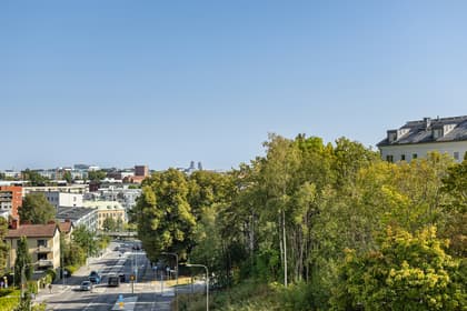 Balkong eller utsiktsbild