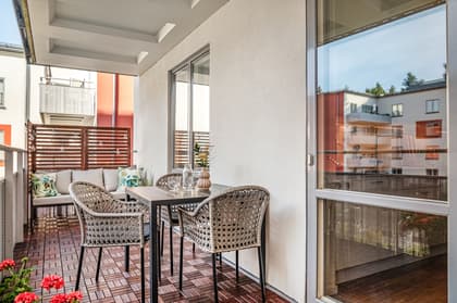 Balkong eller utsiktsbild