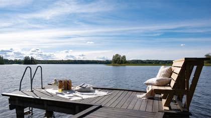 Balkong eller utsiktsbild