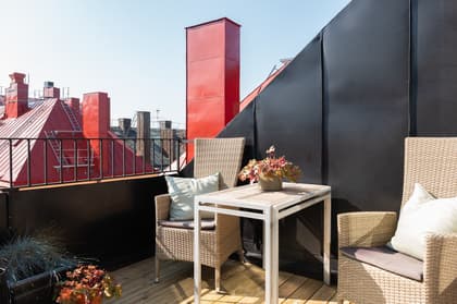 Balkong eller utsiktsbild