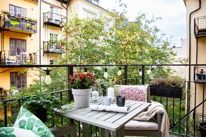 Balkong eller utsiktsbild