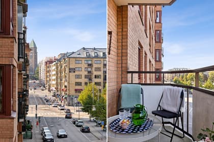 Balkong eller utsiktsbild