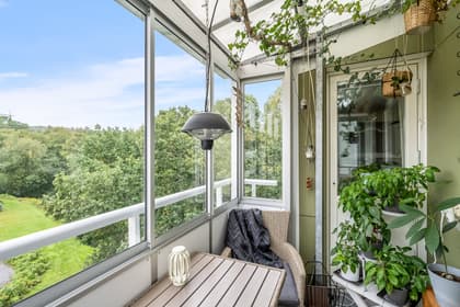 Balkong eller utsiktsbild