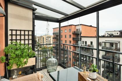 Balkong eller utsiktsbild