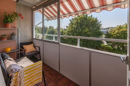 Balkong eller utsiktsbild