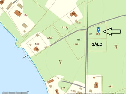 Illustrerad karta över fastigheten eller området