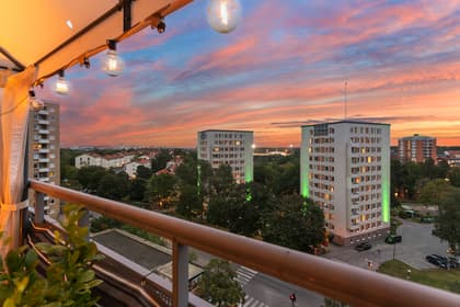 Balkong eller utsiktsbild