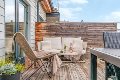 Balkong eller utsiktsbild