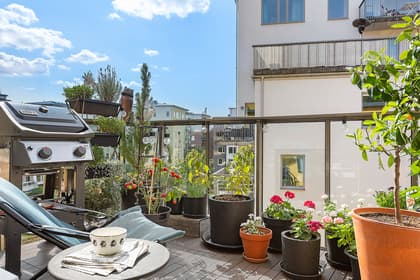 Balkong eller utsiktsbild