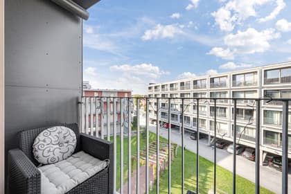 Balkong eller utsiktsbild