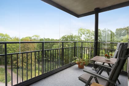 Balkong eller utsiktsbild