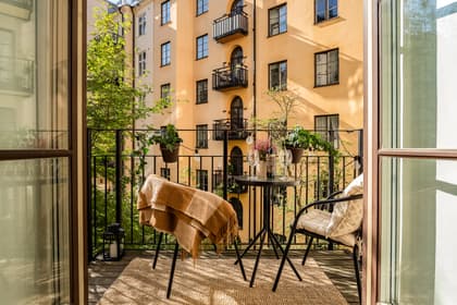 Balkong eller utsiktsbild