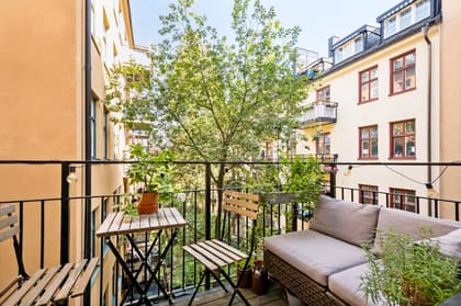 Balkong eller utsiktsbild