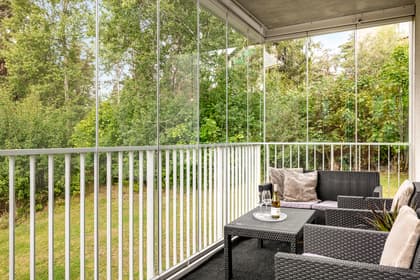 Balkong eller utsiktsbild