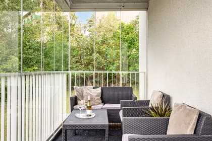 Balkong eller utsiktsbild