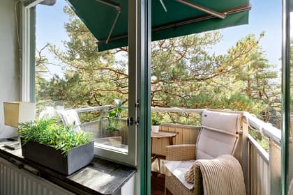 Balkong eller utsiktsbild