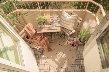 Balkong eller utsiktsbild