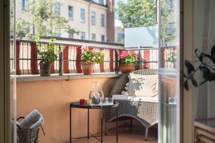 Balkong eller utsiktsbild