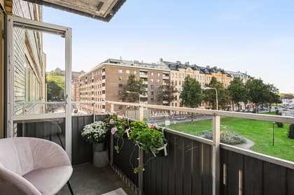 Balkong eller utsiktsbild