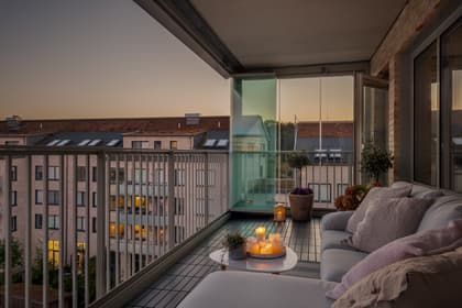 Balkong eller utsiktsbild