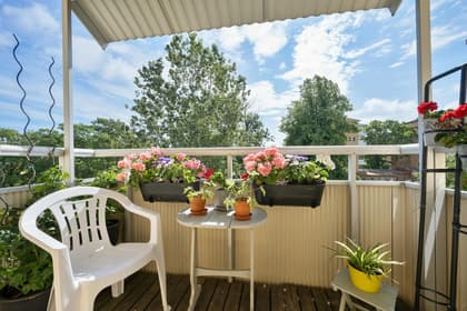 Balkong eller utsiktsbild