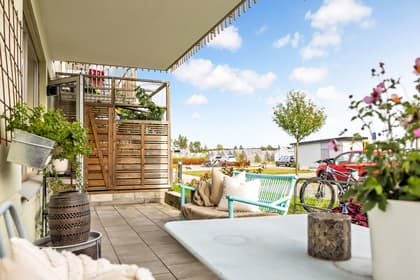 Balkong eller utsiktsbild