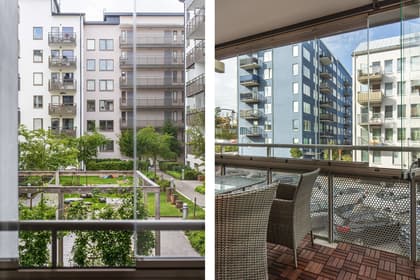 Balkong eller utsiktsbild