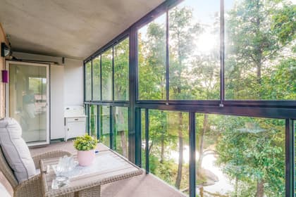 Balkong eller utsiktsbild