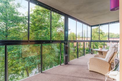 Balkong eller utsiktsbild