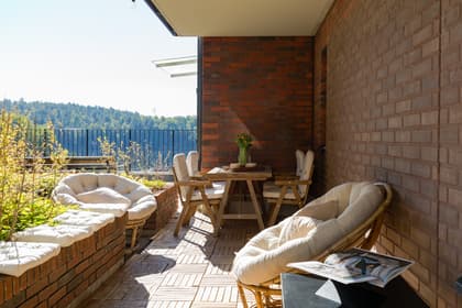 Balkong eller utsiktsbild