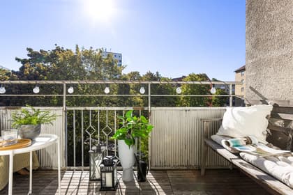 Balkong eller utsiktsbild