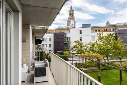 Balkong eller utsiktsbild