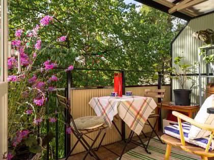 Balkong eller utsiktsbild