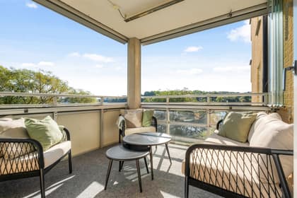 Balkong eller utsiktsbild