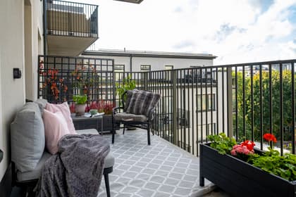 Balkong eller utsiktsbild