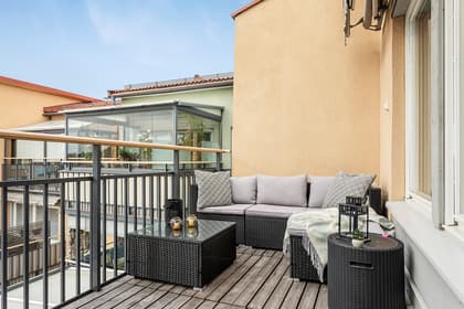 Balkong eller utsiktsbild