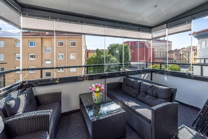 Balkong eller utsiktsbild