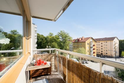 Balkong eller utsiktsbild