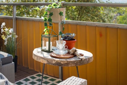 Balkong eller utsiktsbild