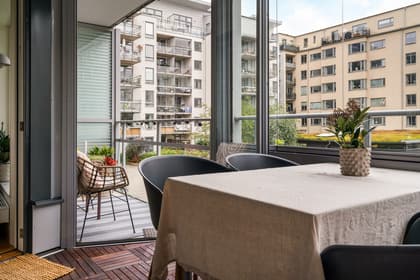 Balkong eller utsiktsbild