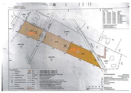 Illustrerad karta över fastigheten eller området