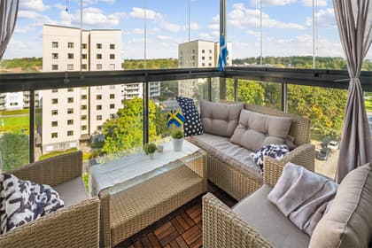 Balkong eller utsiktsbild