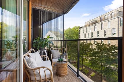 Balkong eller utsiktsbild