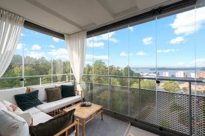 Balkong eller utsiktsbild