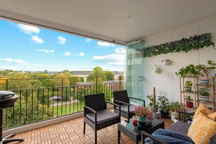 Balkong eller utsiktsbild