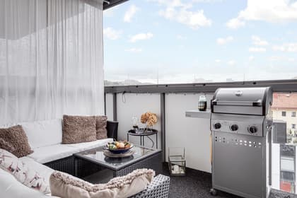 Balkong eller utsiktsbild