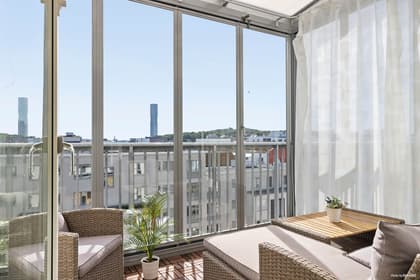 Balkong eller utsiktsbild